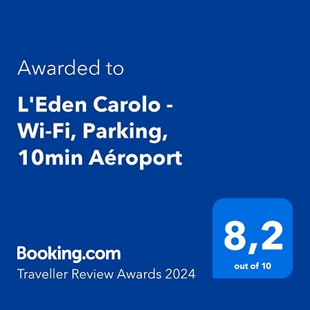 Appartement L'eden Carolo - Wi-fi, Parking, 10min Aéroport *