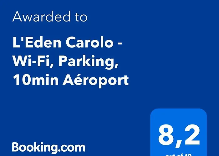 Appartement L'eden Carolo - Netflix, Wi-fi, 10min Aéroport, Parking Gratuit *